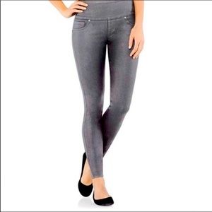 Spanx Solace Pewter Wax Denim Legging Size S NWT